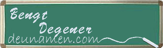 Bengt Degener Visitenkarte